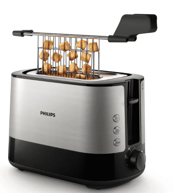 Тостер PHILIPS HD2635/90 950Вт серебристый, Нидерланды